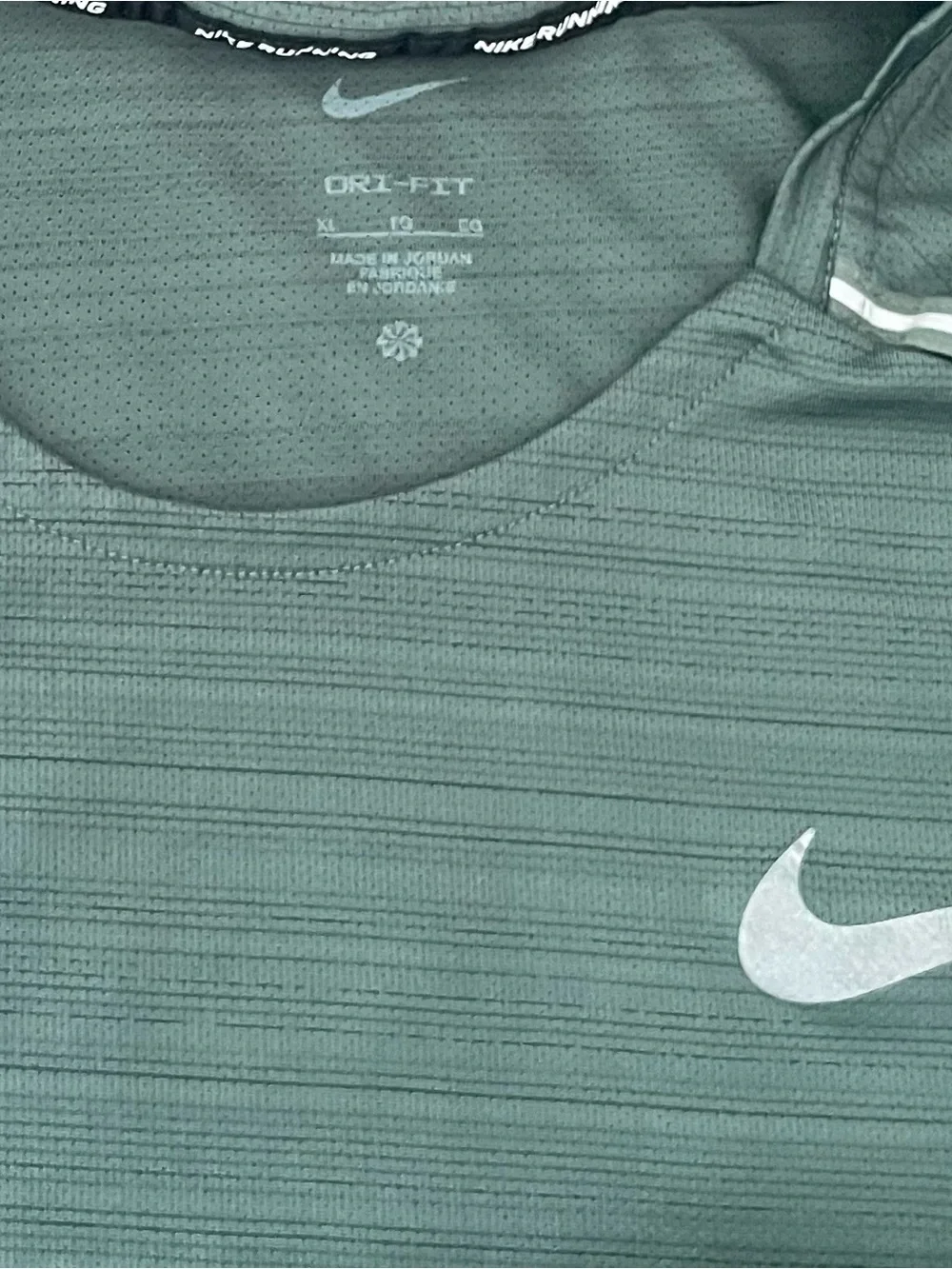 Men Size XL Nike AeroReact Running Dri Fit T Shirt Bundle Green Black